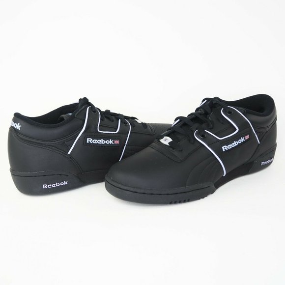 Reebok Womens Shoes Workout Lo Piping SE Black - Picture 6 of 11
